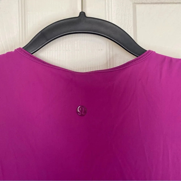 LULULEMON Making Moves Tank Top Size 8 Regal Plum REGP UPF 50+ Reflective - Picture 8 of 9